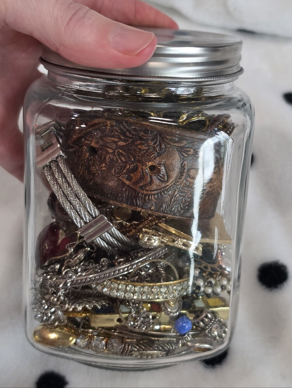 Diy Jewelry Crafting Supply Jar